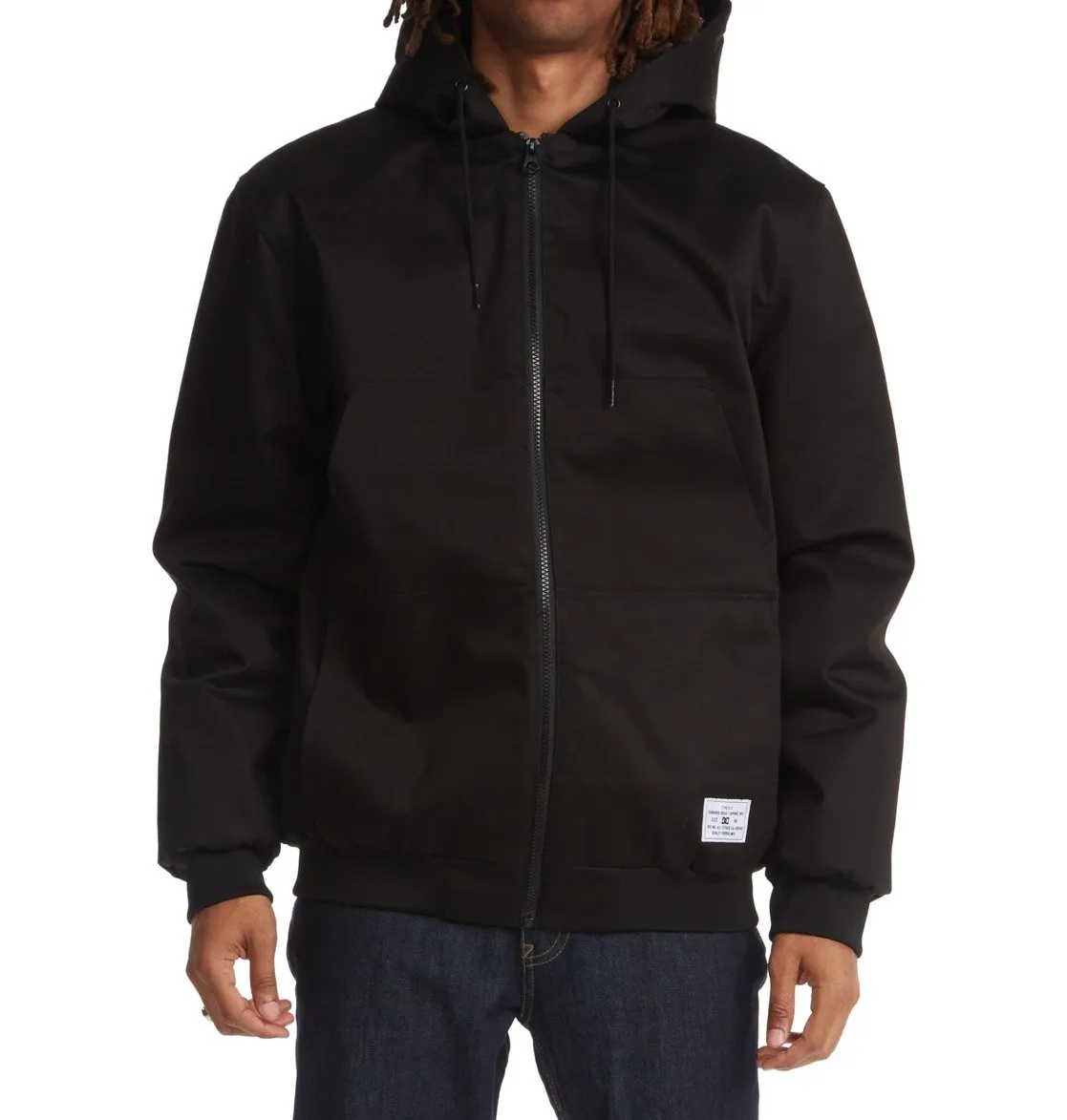 DC Rowdy - Wattierte Jacke mit Kapuze für Männer Schwarz