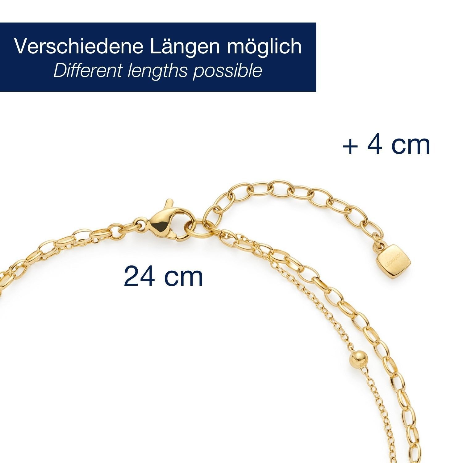 Leonardo 024988 Fußkette gold Cleo CIAO
