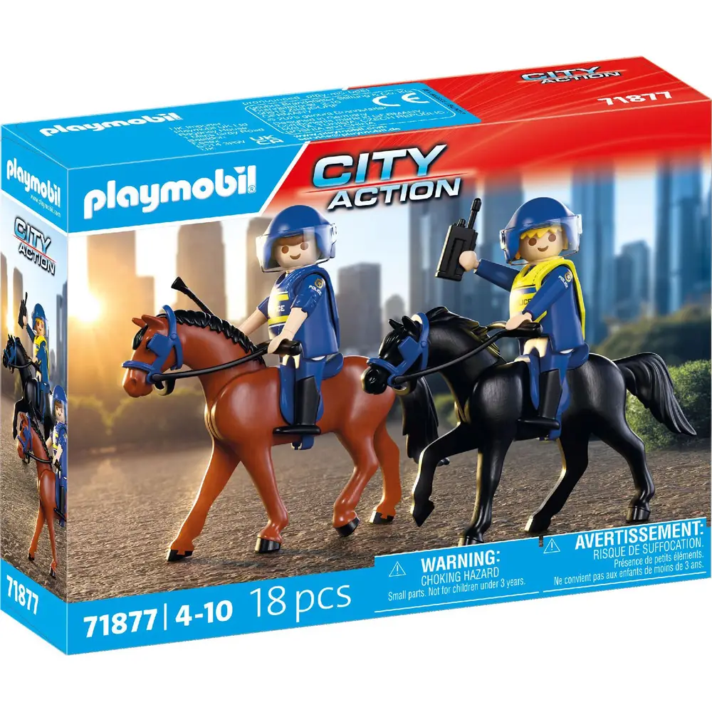 PLAYMOBIL, 71877, Polizeireiterstaffel PLAYMOBIL 71877 Polizeireiterstaffel