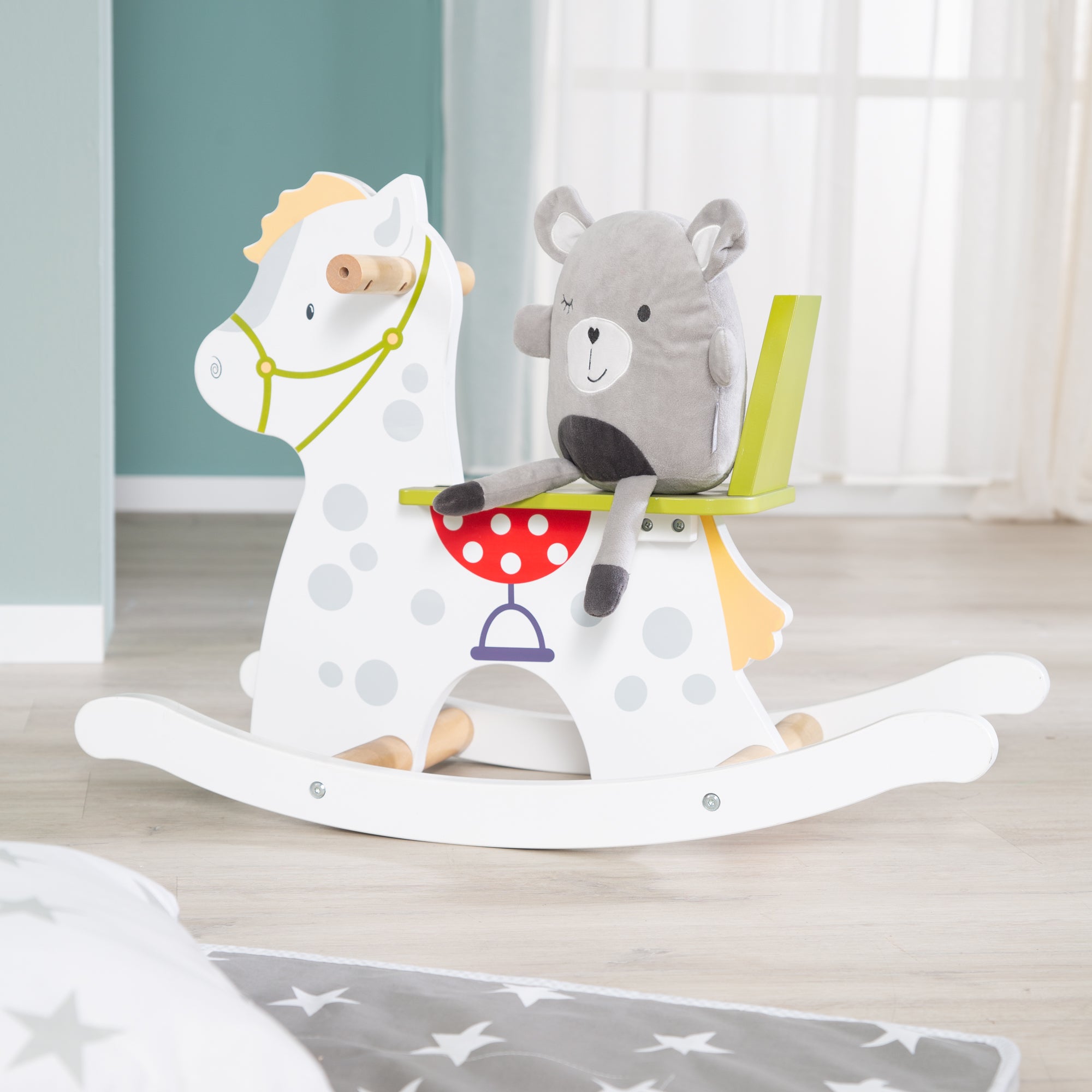 Roba 69024 Schaukelpferd weiß – Spielen & Spaß - Produktbild 6