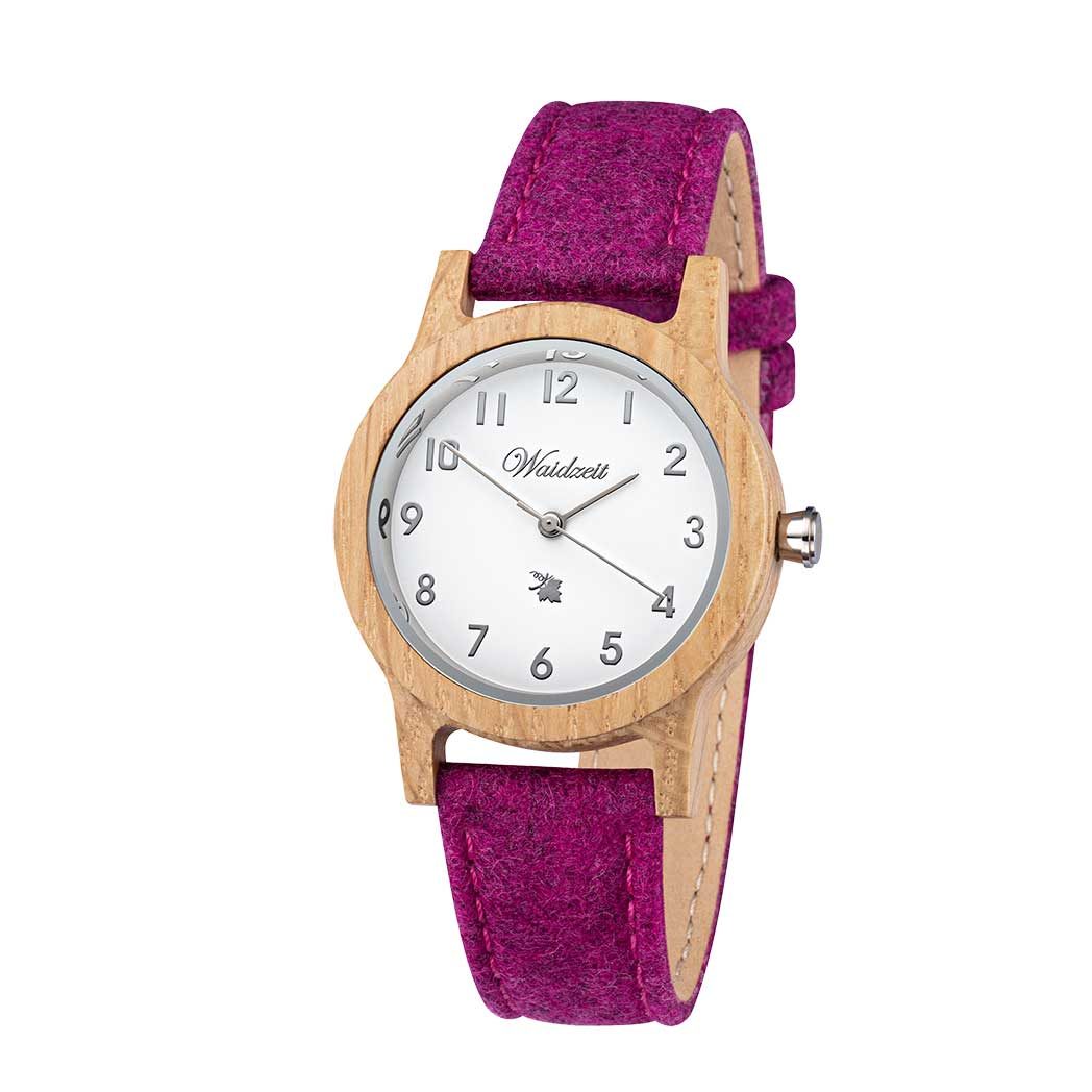 WAIDZEIT AWS0318LOPI Damenuhr Barrique Alpin weiß/pink