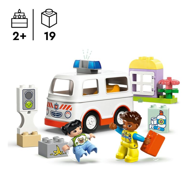 LEGO® DUPLO® Rettungswagen mit Fahrer 10447
