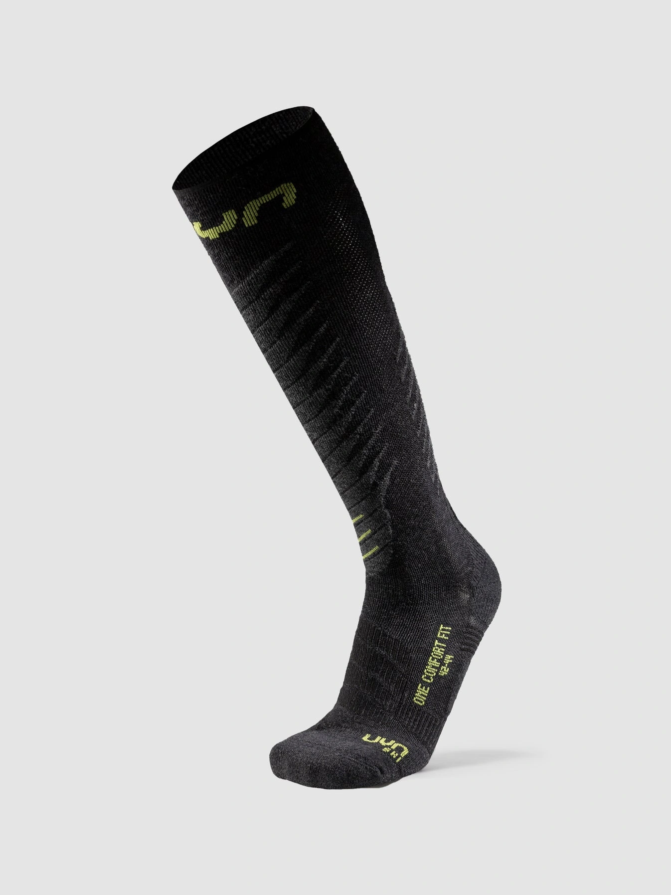 UYN Herren Skisocken One Comfort Fit S100314G443 - Anthrazit/Limette UYN Herren Skisocken One Comfort Fit S100314G443 - Anthrazit/Limette