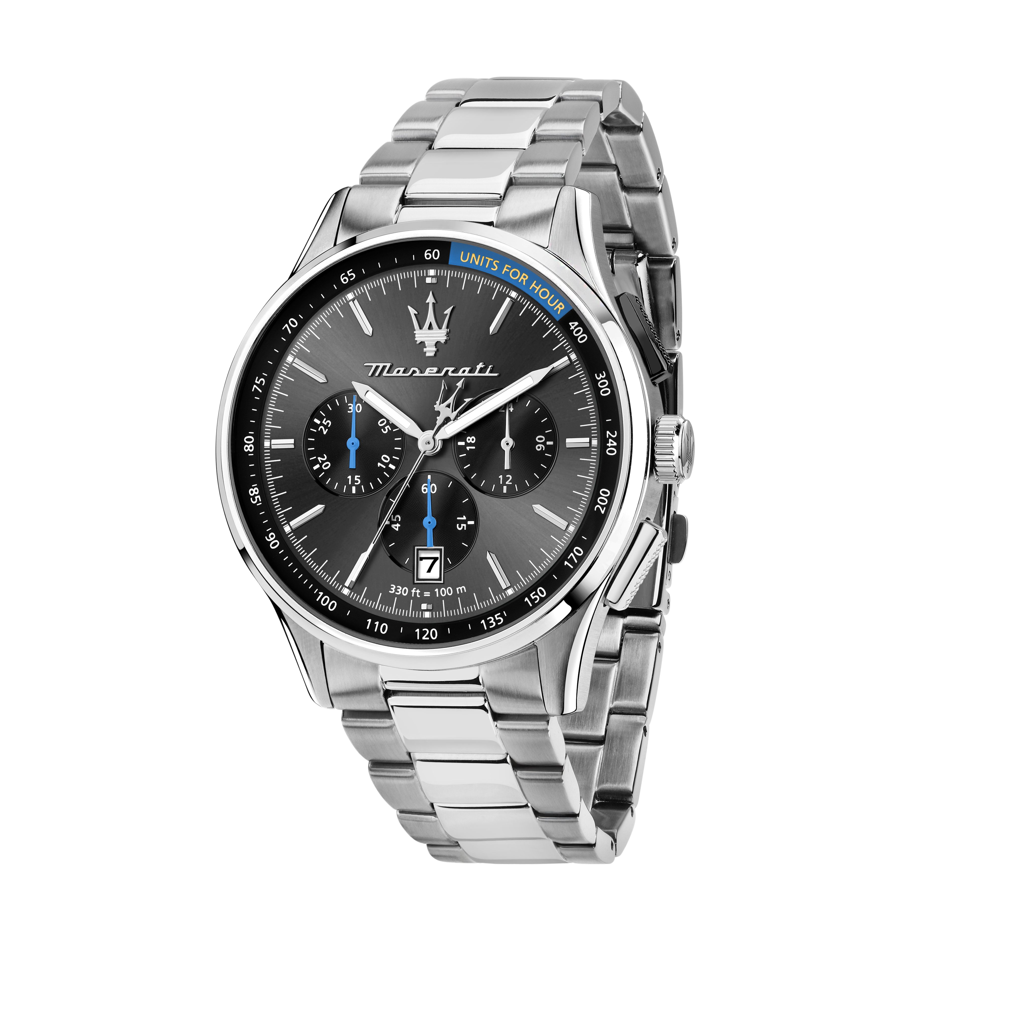 Maserati Sorpasso Herrenuhr Chronograph 42mm Silber Maserati Sorpasso Herrenuhr Chronograph 42mm Silber