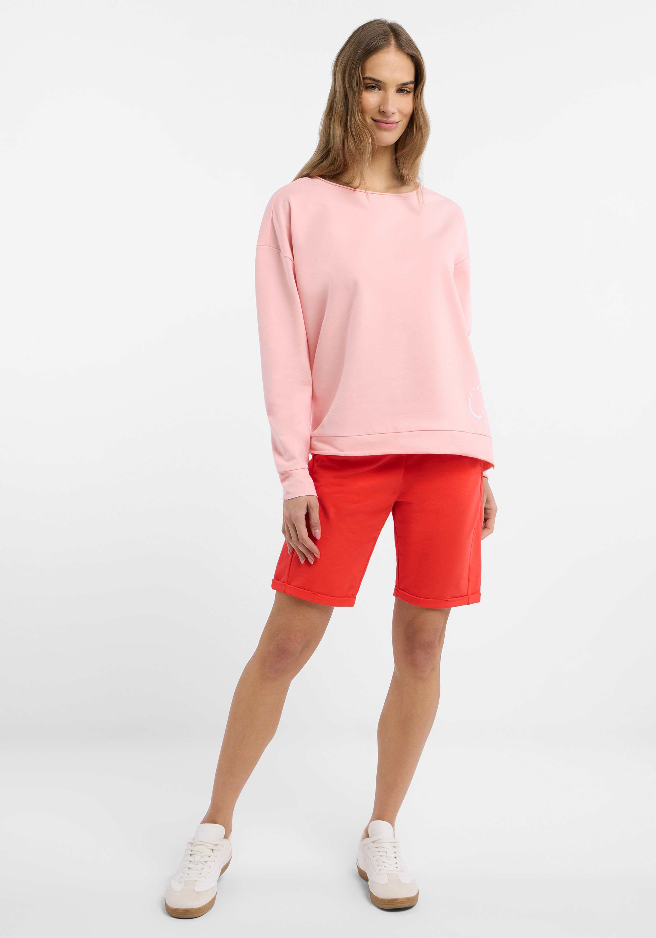 Elbsand Brinjana Sweatbermuda in Rot, Produktfoto 3.