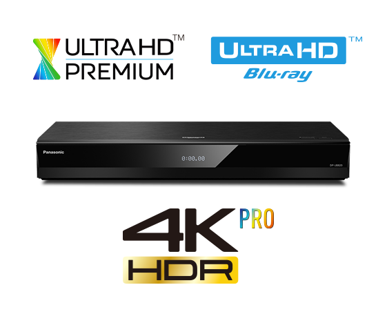 Panasonic DP-UB824EG-K DVD-Player Blu-ray UHD (4K Upscaling HDR Dolby Digital Plus WLAN LAN HDMI) CD-Spieler, Elektronik