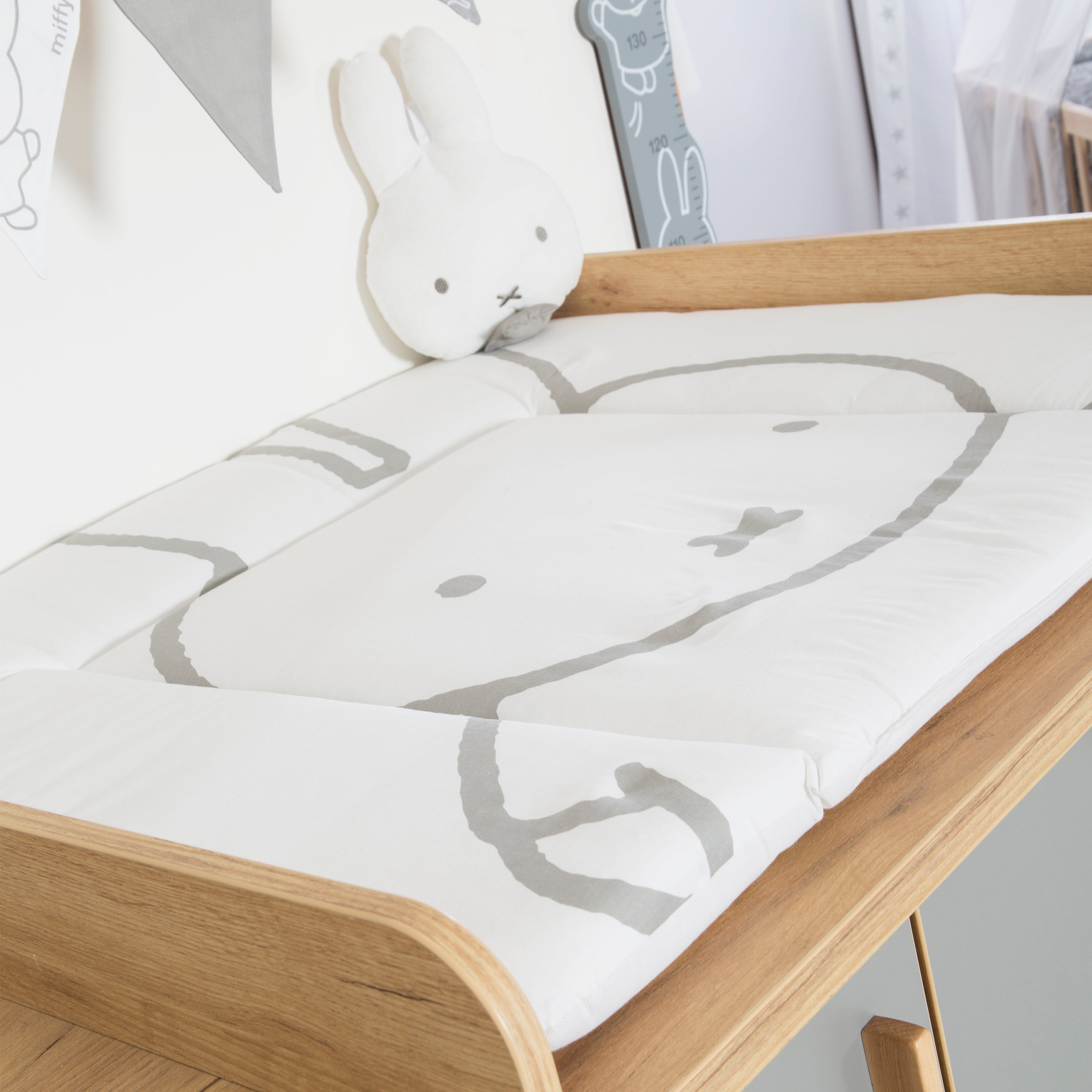 Roba 0817S210 Wickelauflage soft Miffy grau – Wickelauflagen - Produktbild 2