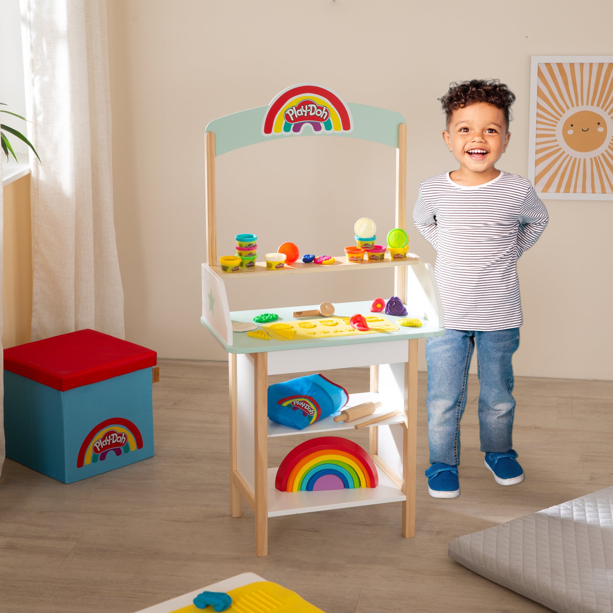 Roba 480213PD1ZU Eisstand roba x Play-Doh bunt – Rollenspiel - Bild 2 Roba 480213PD1ZU Eisstand roba x Play-Doh bunt – Rollenspiel - Produktbild 2