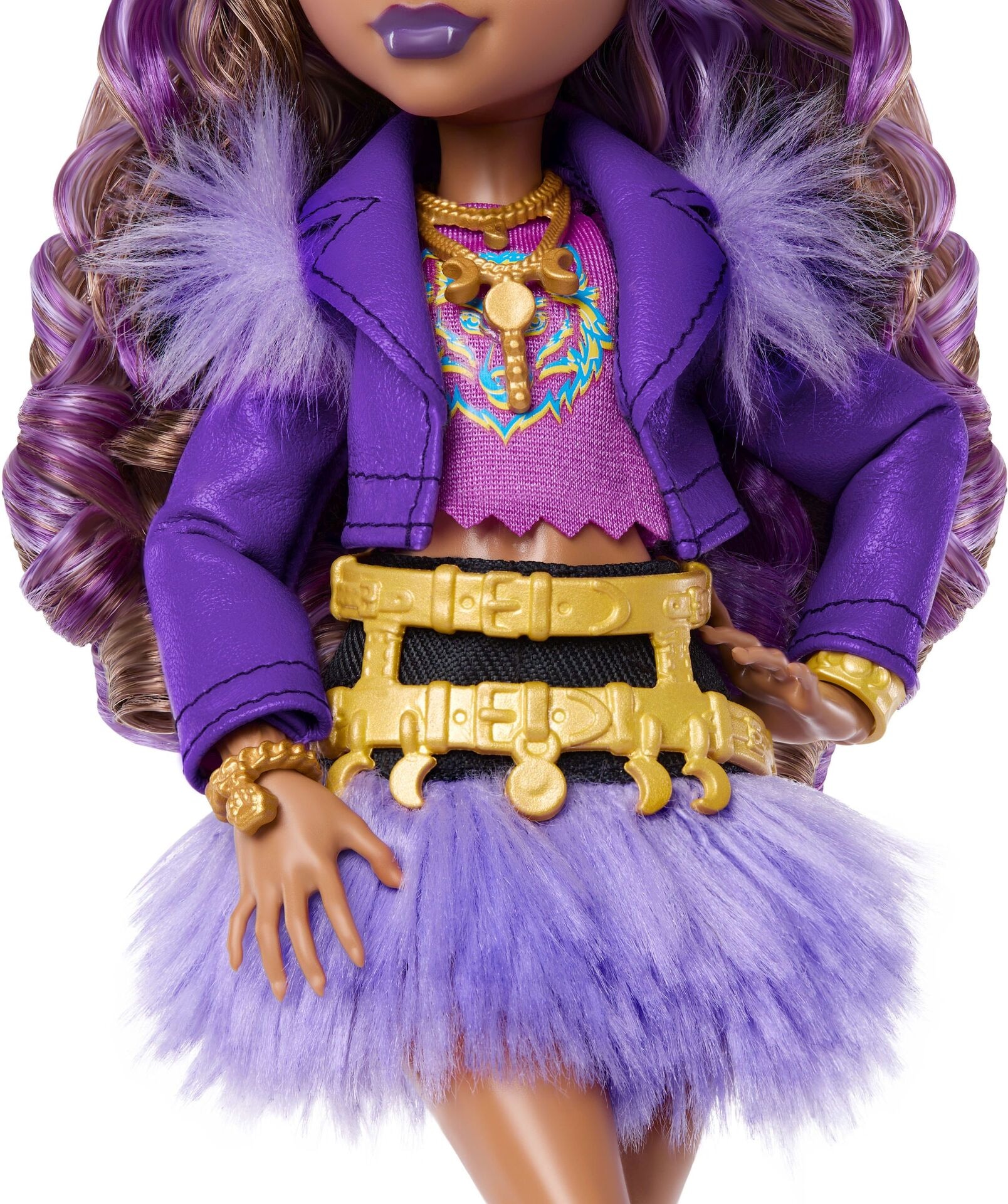 Monster High Clawdeen Puppe - Mattel - MATTEL JHK30 Puppe - Mattel - Monster High Clawdeen Puppe - Modell MATTEL JHK30 Produktbild fuer Online-Shop