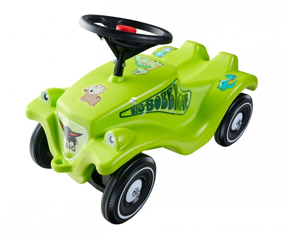 BIG Bobby Car Classic Dino 800056143 Gras, Pflanze, Rasenmäher, Werkzeug, Rad