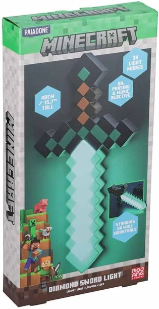 Minecraft, Diamantschwert, Licht, (Lampe) Minecraft Diamantschwert Licht (Lampe)