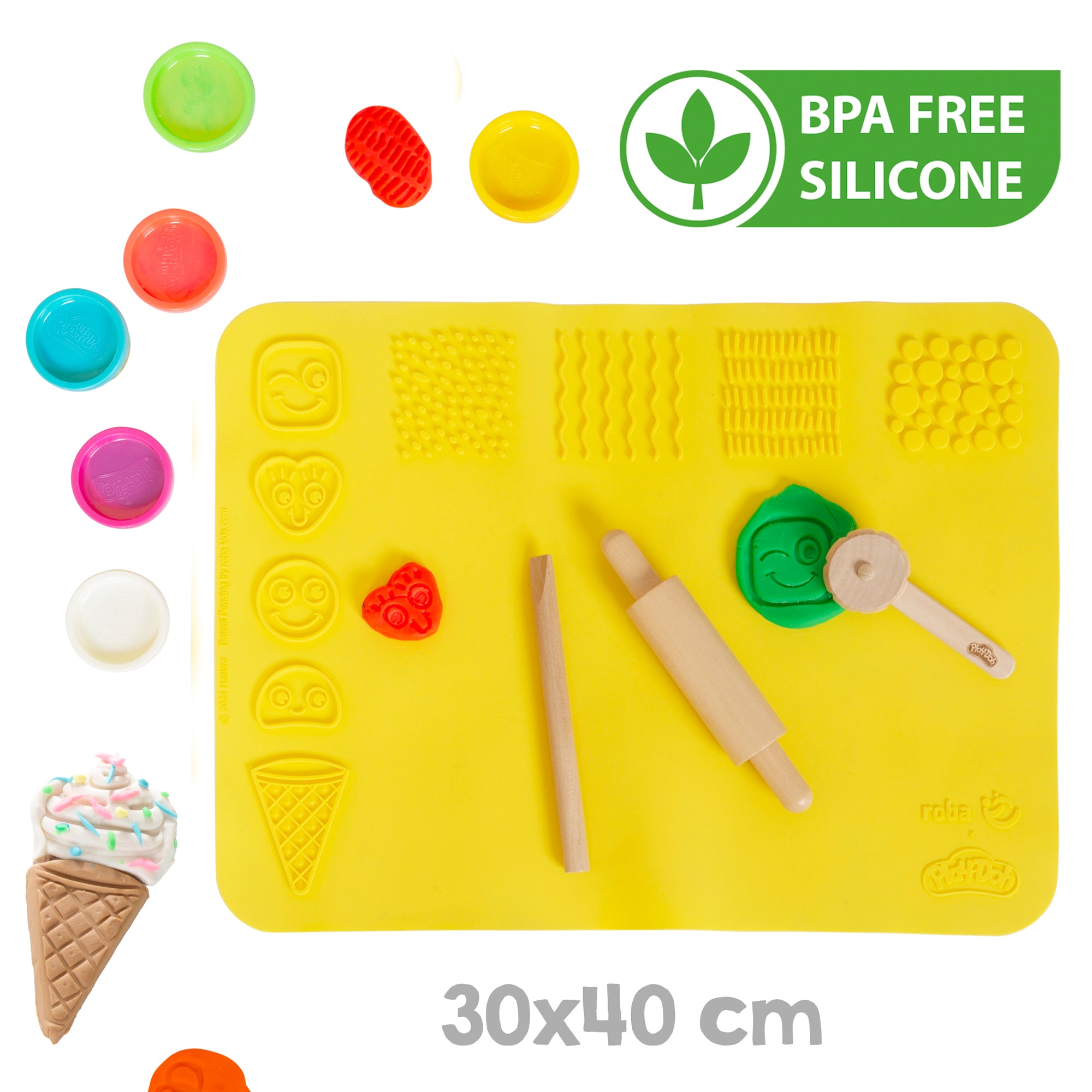 Roba 457047PD1ZU Matschküche roba x Play-Doh grau – Outdoor FSC - Produktbild 3