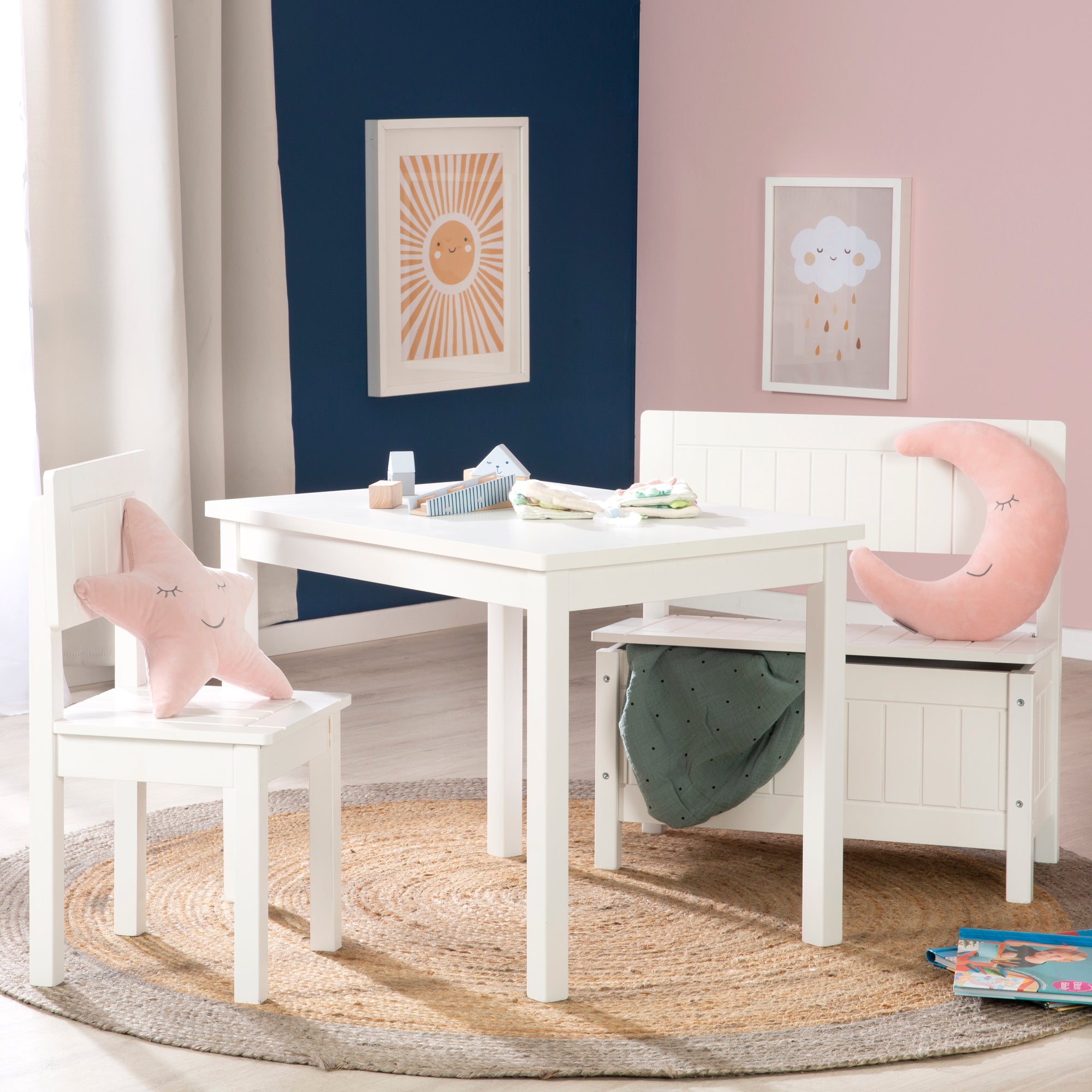Roba 50825 Kindertisch weiß – Spielmöbel - Bild 5 Roba 50825 Kindertisch weiß – Spielmöbel - Produktbild 5