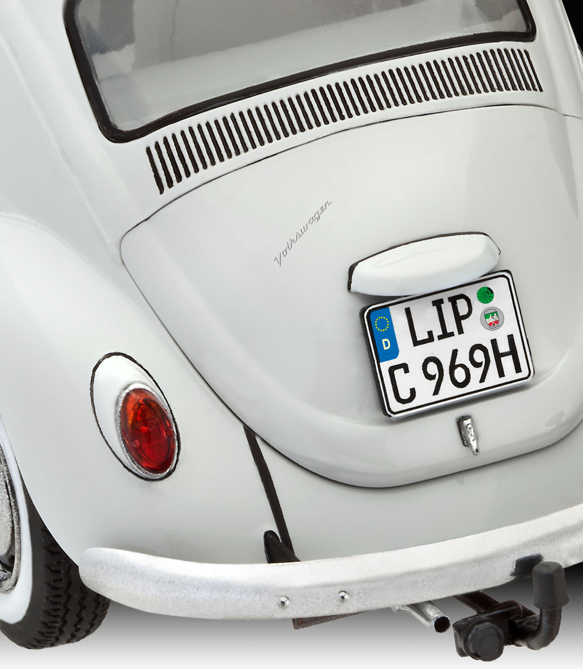 Revell 07083 VW Beetle Limousine 1968 Modellbausatz Kfz-Kennzeichen, Transport, Fahrzeug, Auto