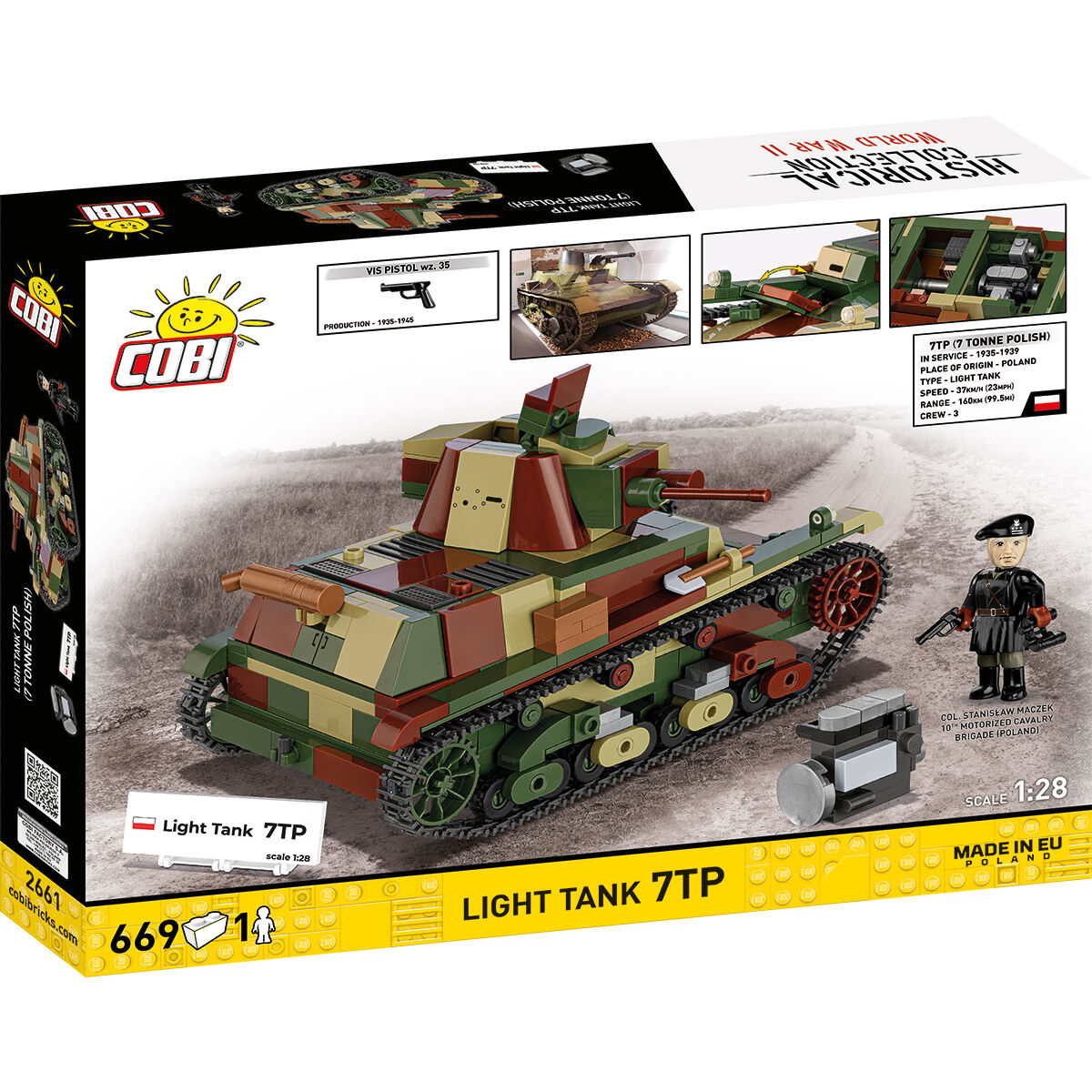 COBI 2661 - LIGHT TANK 7TP - Bild 2 COBI 2661 - LIGHT TANK 7TP - Bild 2