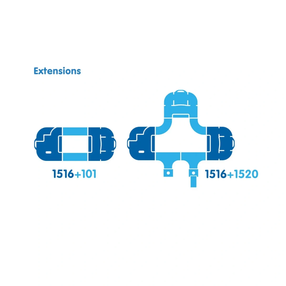 Aquaplay 8700001516 LockBox, Bahn, 27-teilig