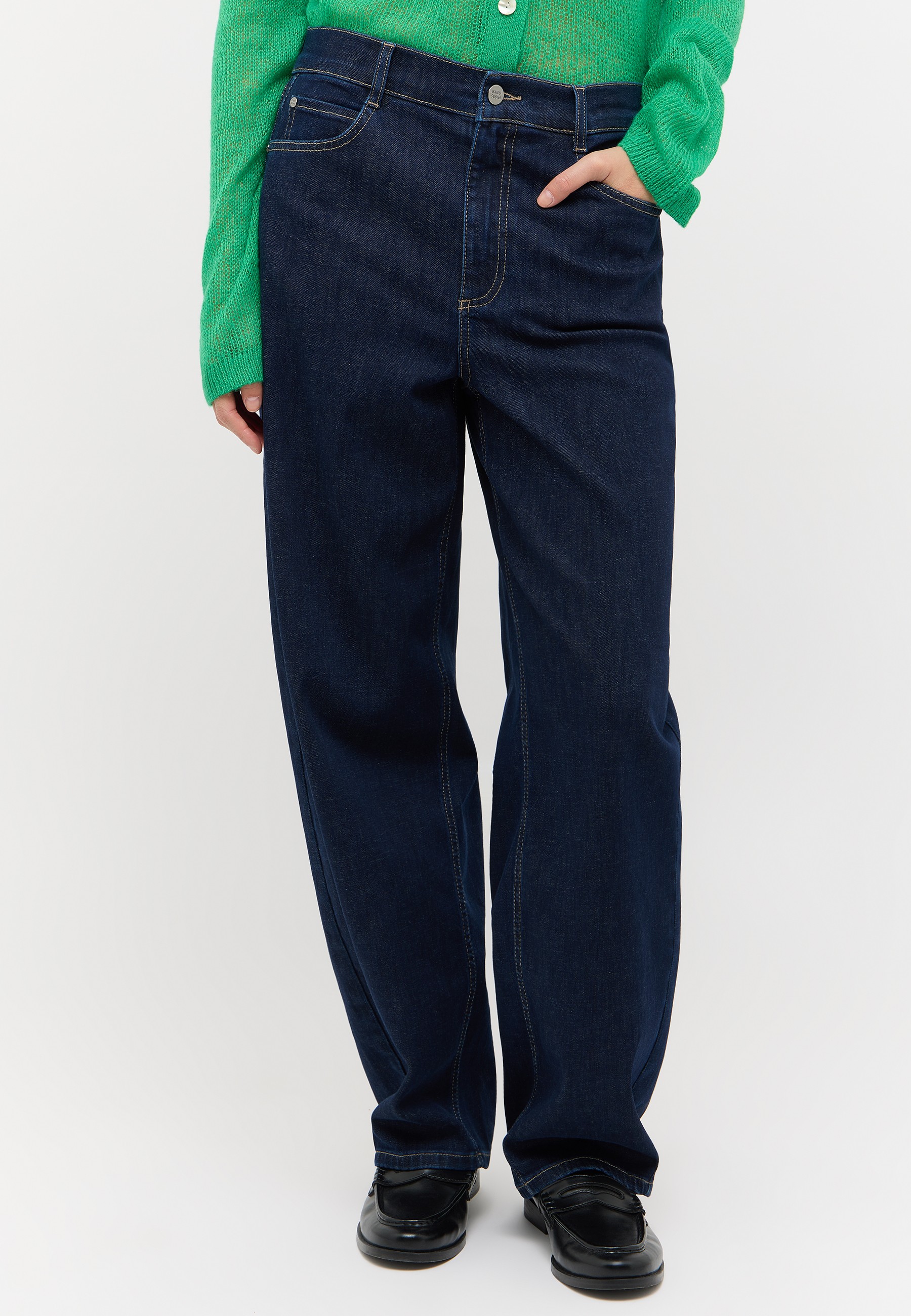 ANGELS 350350030 Damen Jeans Elva O-Shape - Dunkelblau - 1