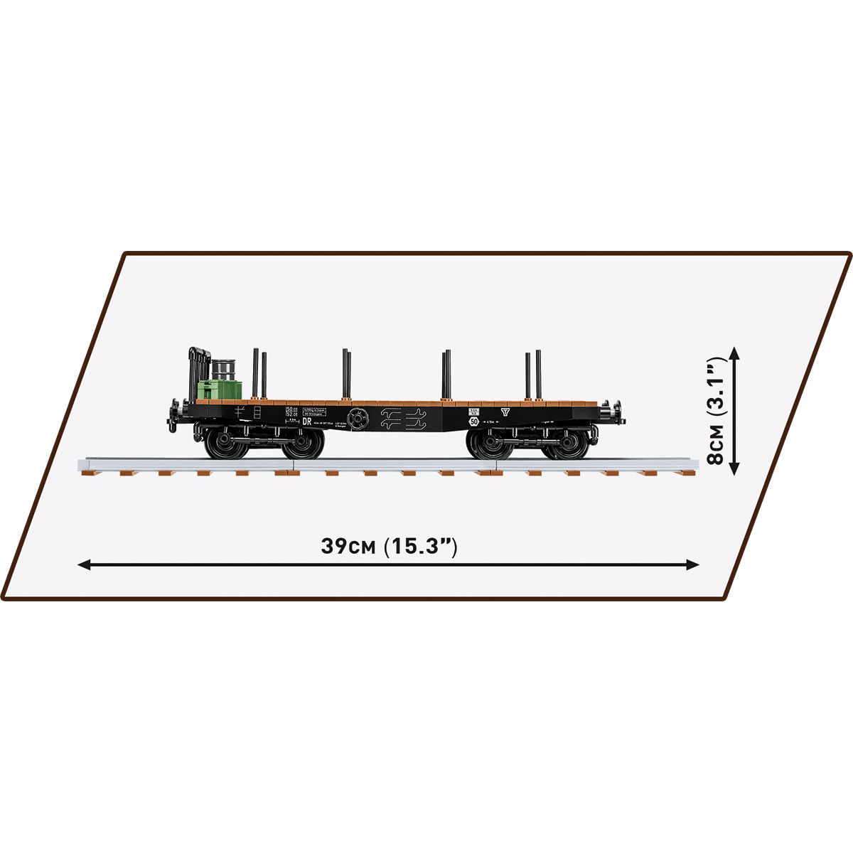 COBI 6284 - GERMAN RAILW. SCHW. PLATTW. SCALE 1:35 - Bild 9 COBI 6284 - GERMAN RAILW. SCHW. PLATTW. SCALE 1:35 - Bild 9