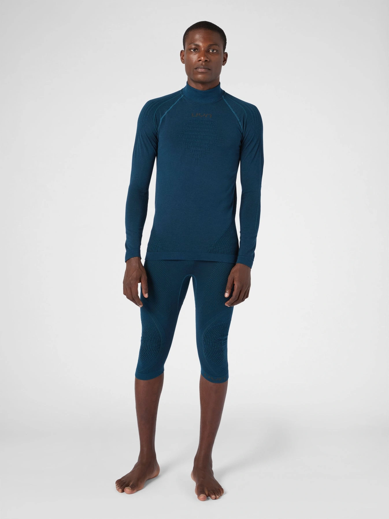 UYN Herren Evolutyon Biotech UW Shirt LG_SL Turtle Neck U100499K662 - Blau Poseidon GR. L/XL