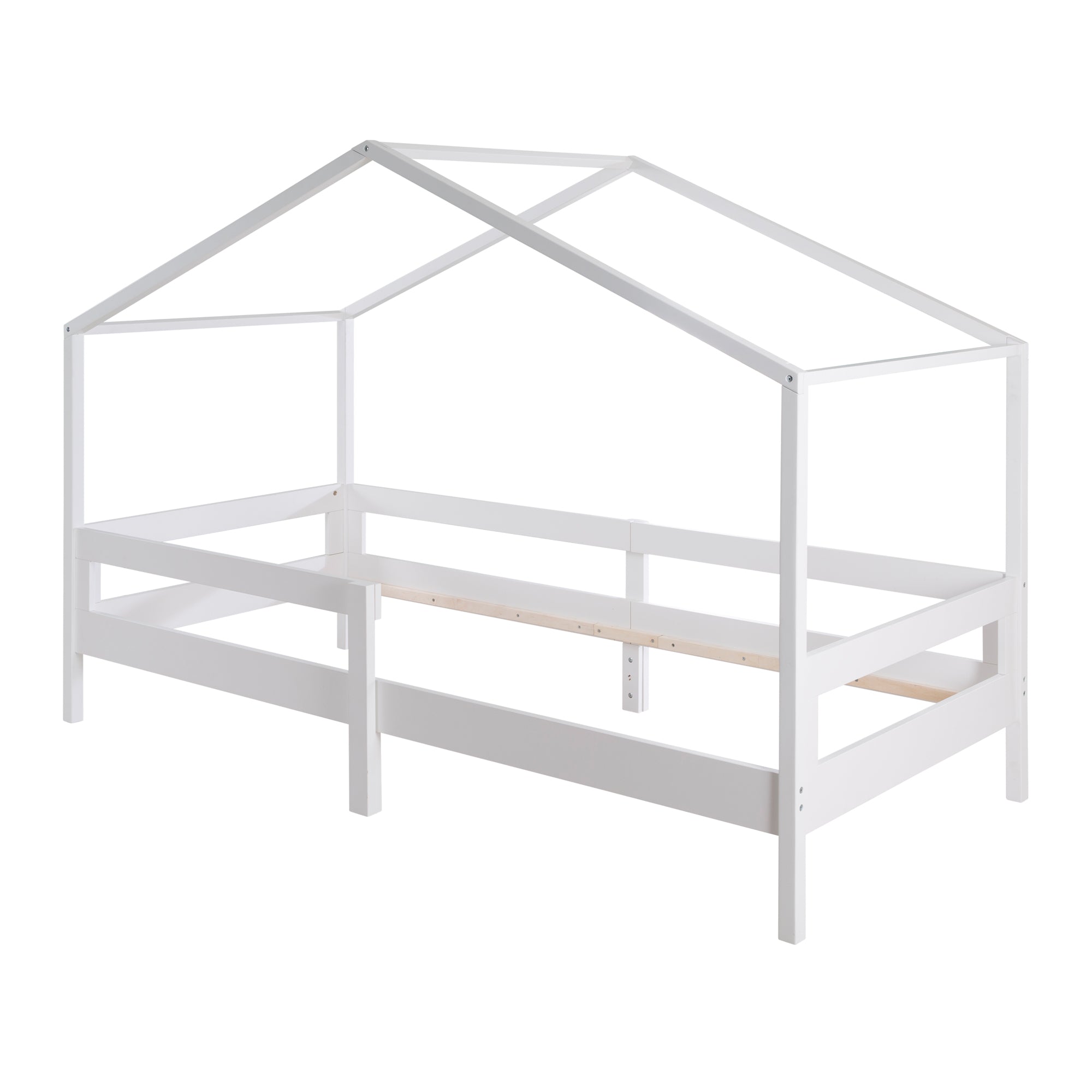 Roba 207013WE Set Hausbett mit Lattenrost weiß – Hausbetten - Bild 2 Roba 207013WE Set Hausbett mit Lattenrost weiß – Hausbetten - Produktbild 2