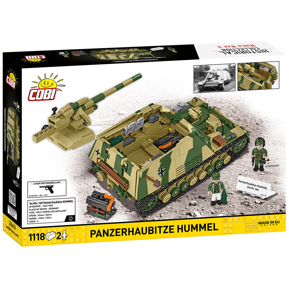 COBI 2663 - Panzerhaubitze HUMMEL Sdkfz165165) - Bild 2 COBI 2663 - Panzerhaubitze HUMMEL Sdkfz165165) - Bild 2