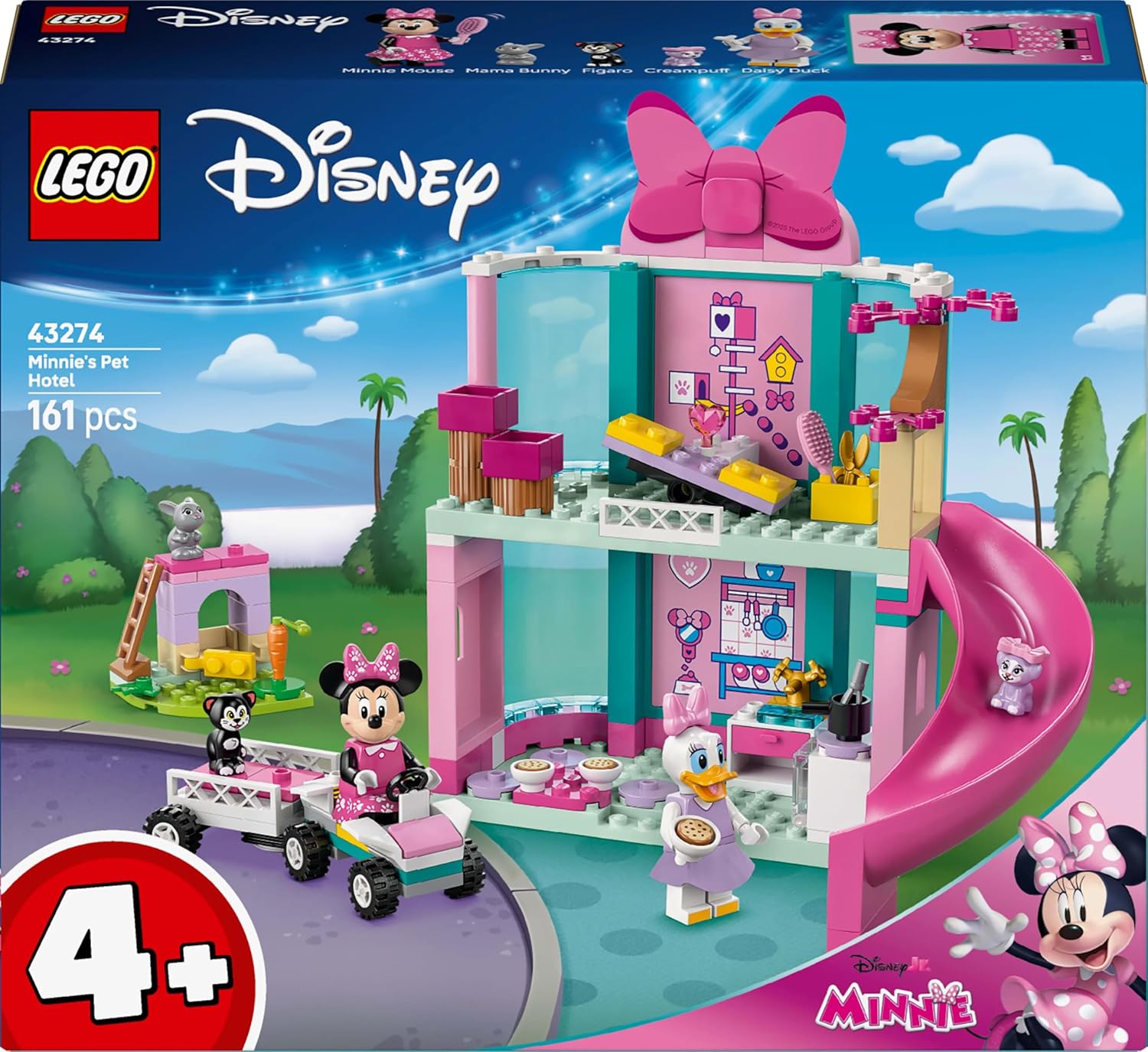 LEGO® Disney Classic 43274 Minnies Tierhotel Spielbereich, Spielzeug