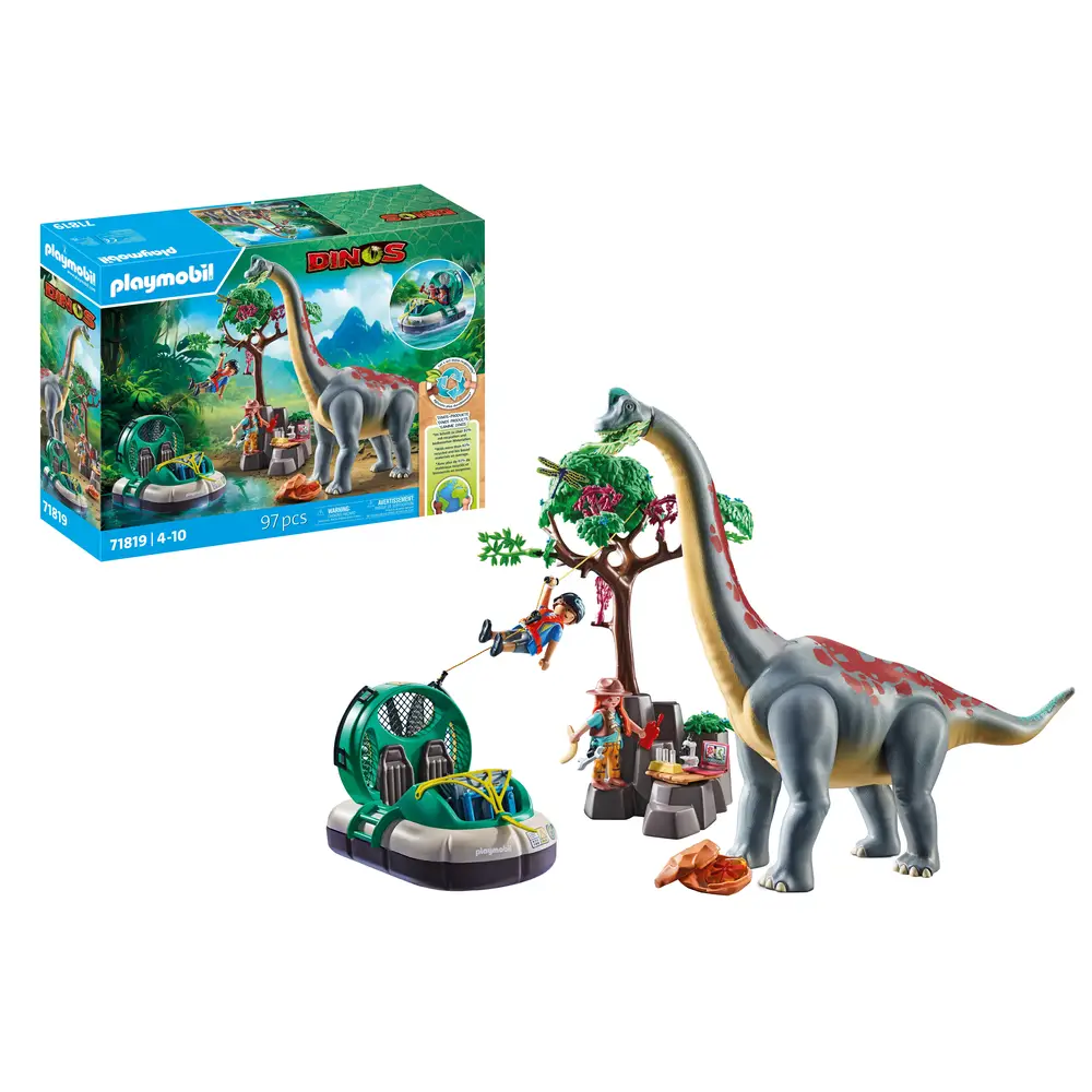 PLAYMOBIL 71819 Brachiosaurus-Begegnung mit Luftkissenboot PLAYMOBIL 71819 Brachiosaurus-Begegnung mit Luftkissenboot