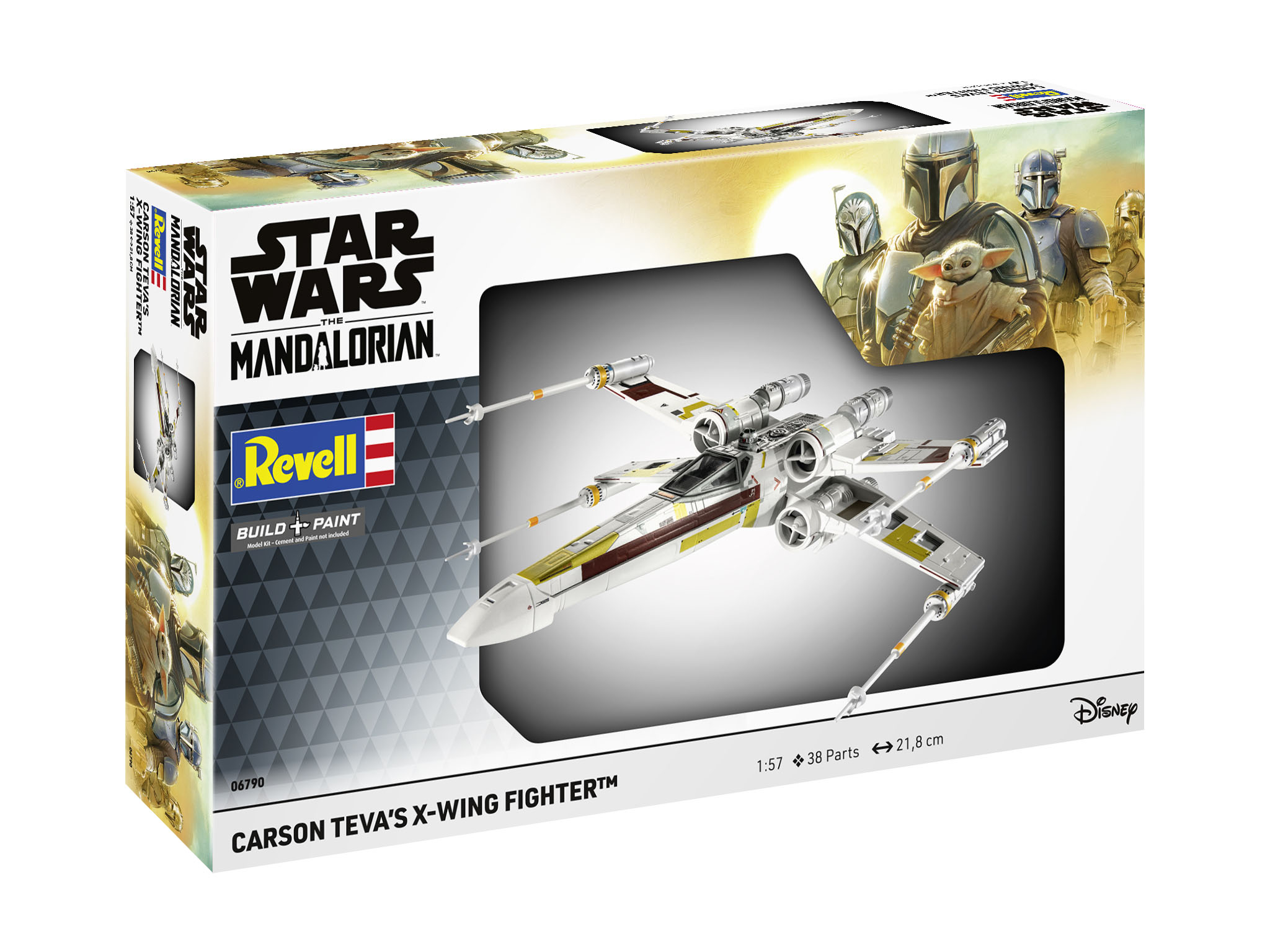 Revell 06790 Carson Teva's X-Wing Fighter Mandalorian Person, Elektronik, Hardware
