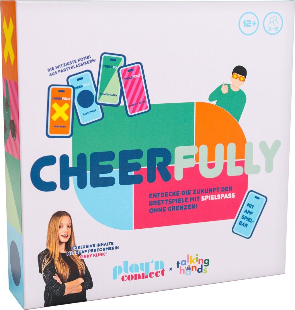 Cheerfully Partyspiel Kids Cheerfully, Partyspiel, Kids, Erwachsener, Person, Frau, Erwachsener, Person, Frau, Erwachsener, Person, Frau