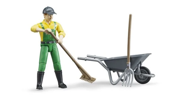 BRUDER 62610 - Figurenset Landwirt mit Zubehör BRUDER 62610 - Figurenset Landwirt mit Zubehör