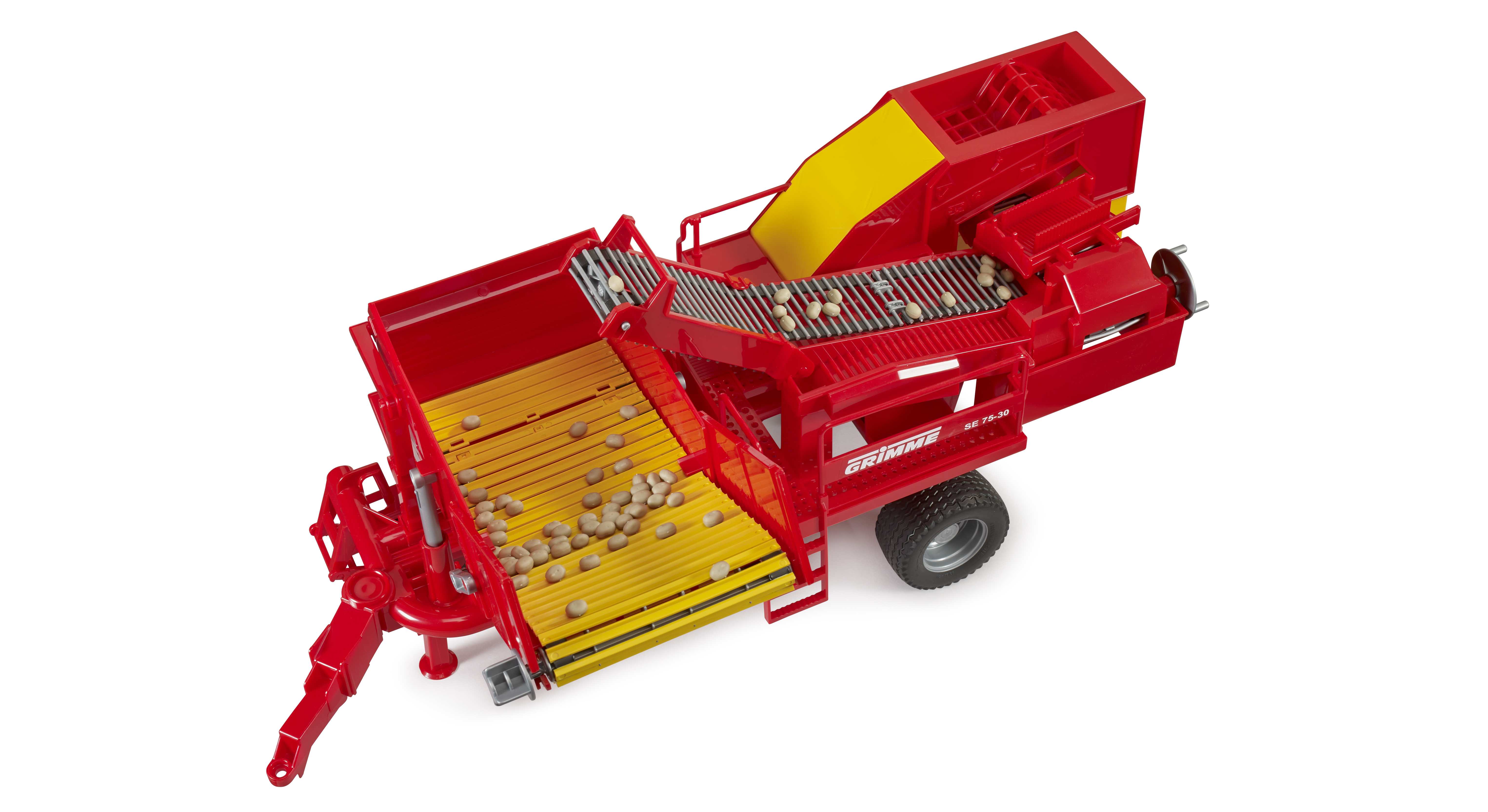BRUDER 02130 - Grimme SE 75-30 Kartoffelvollernter mit 80 Kartoffelimitaten - Bild 3 BRUDER 02130 - Grimme SE 75-30 Kartoffelvollernter mit 80 Kartoffelimitaten - Bild 3