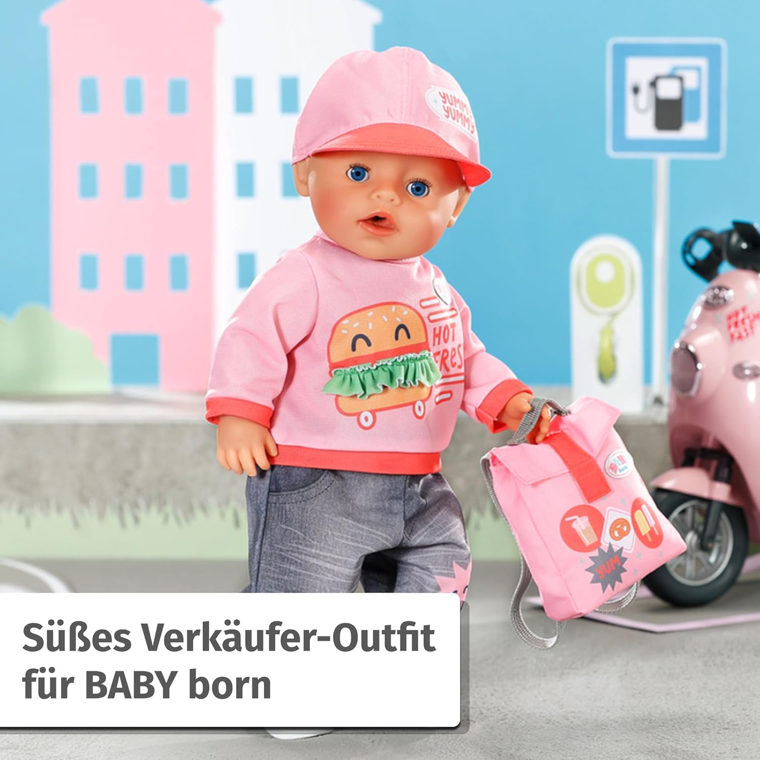 BABY born® Snack Shop Outfit 43cm