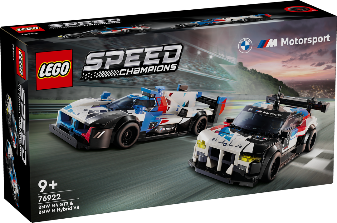 LEGO 76922 Speed Champions BMW M4 GT3 & BMW M Hybrid V8 Rennwagen LEGO, 76922, Speed, Champions, BMW, M4, GT3, &, BMW, M, Hybrid, V8, Rennwagen, Maschine, Rad, Auto, Sportwagen, Formel Eins