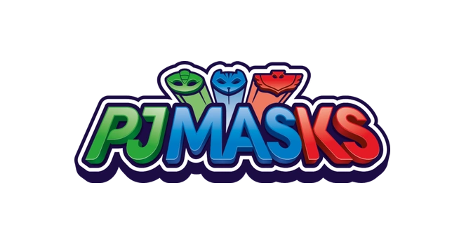 PJ Masks Logo Offizielles Logo der Kinderserie mit den Helden Catboy, Eulette und Gecko PJ Masks Logo Offizielles Logo der Kinderserie mit den Helden Catboy, Eulette und Gecko