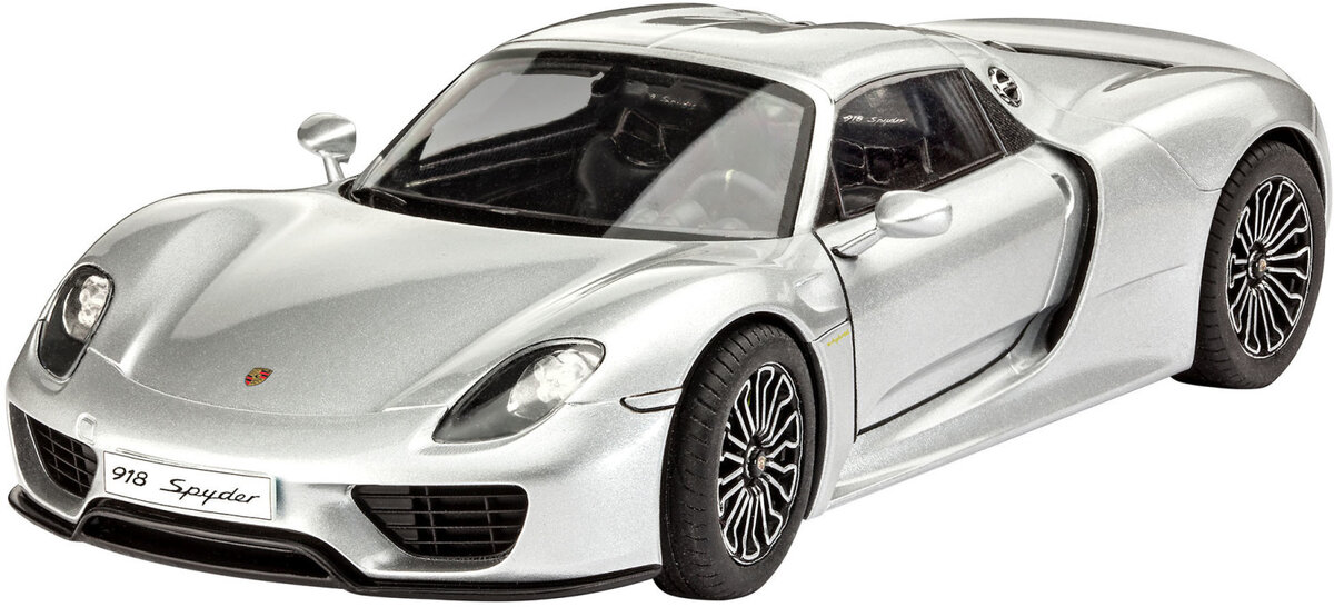 Revell 05681 Geschenkset Porsche Revell Modellbausatz mit Basiszubehör Rad, Leichtmetallrad, Auto, Sprach, Reifen