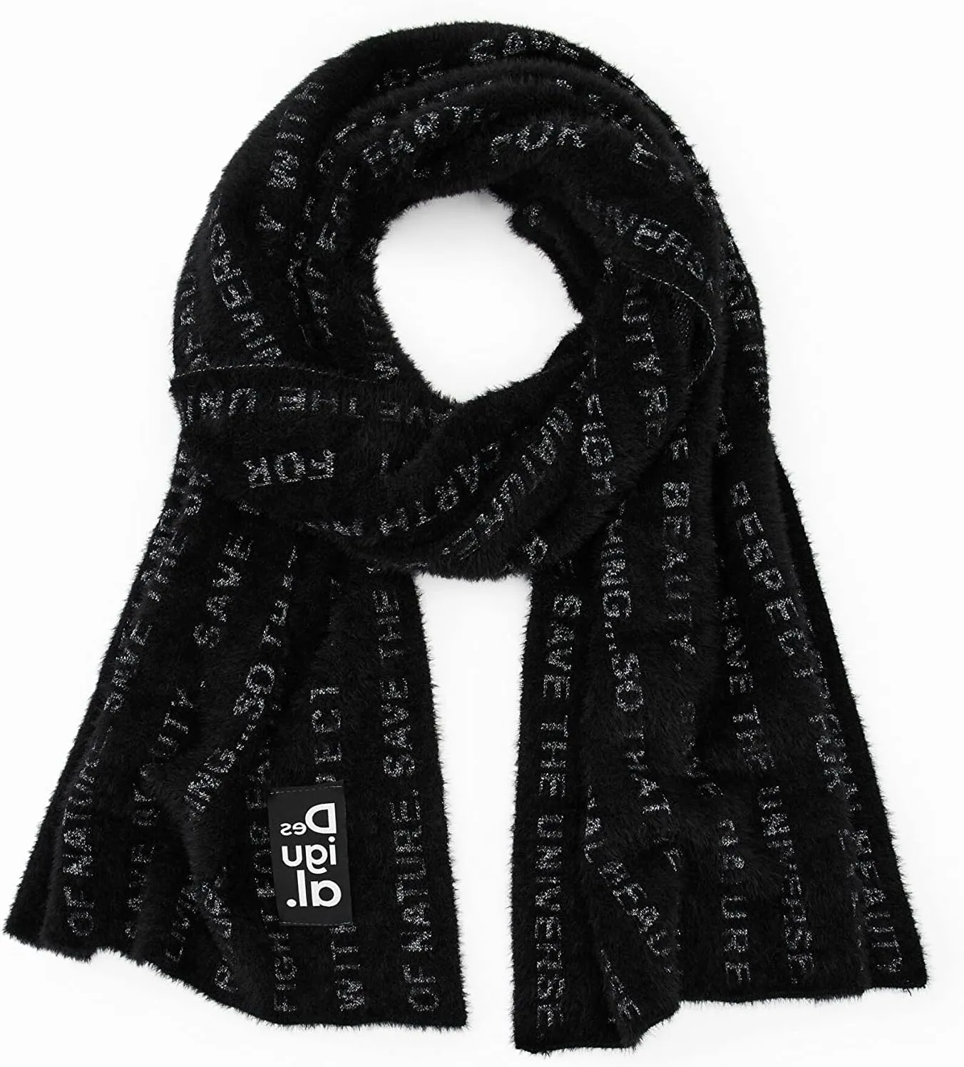 Desigual Damen Schal „I Wonder“ - Schwarz 22WAIA35 Desigual Damen Schal „I Wonder“ - Schwarz 22WAIA35