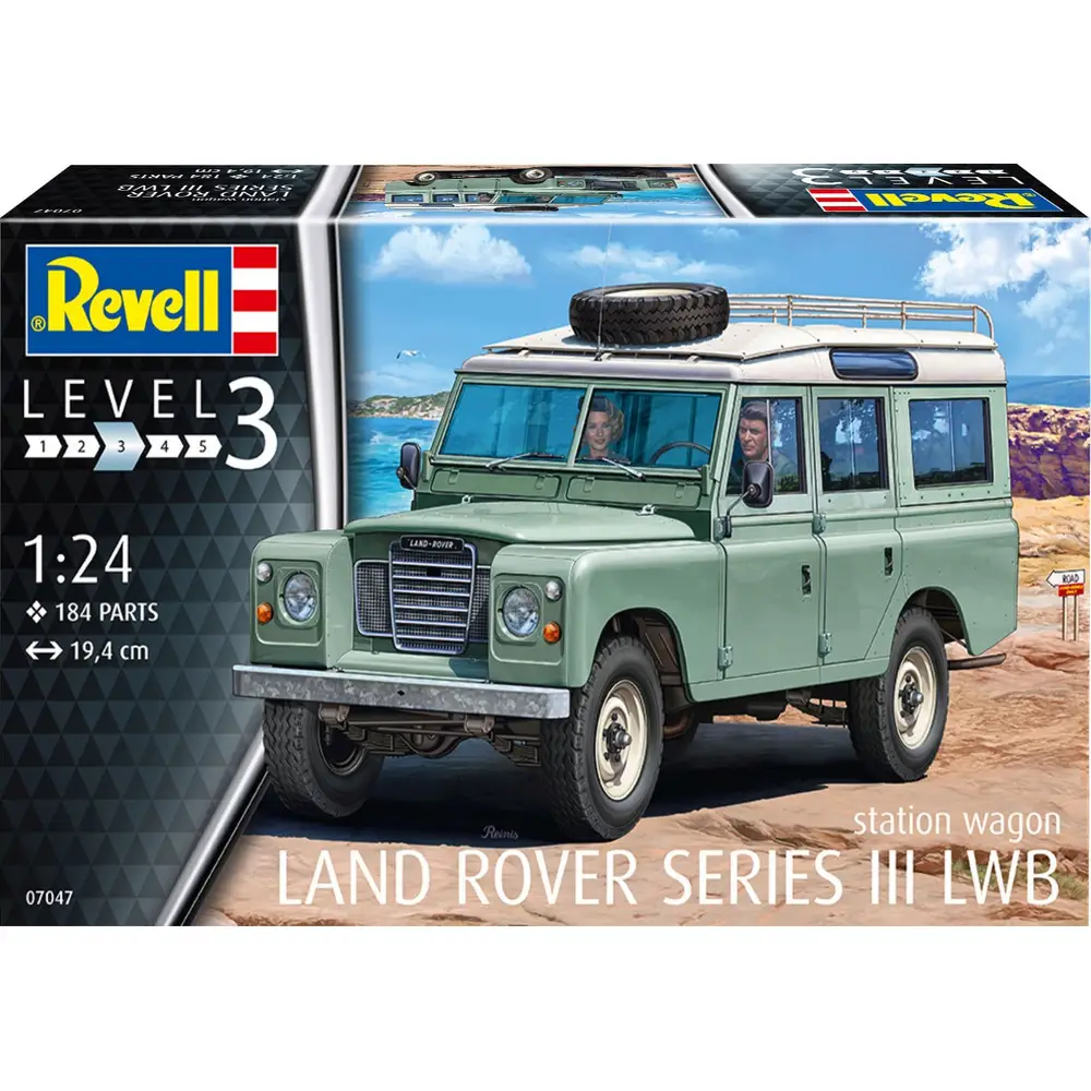 Revell 07047 Land Rover Series III LWB station wagon - Geländewagen Modell 1:24 Revell 07047 Land Rover Series III LWB station wagon - Geländewagen Modell 1:24