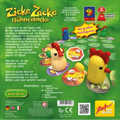 Zoch Zicke Zacke Hühnerkacke Zoch Zicke Zacke Hühnerkacke