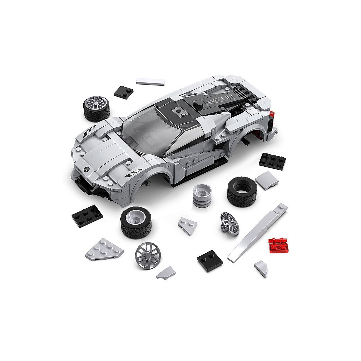 JAMARA CaDA Lotus Evija 1:18 grau 2,4GHz Bricks ab 6 Jahren JAMARA CaDA Lotus Evija 1:18 grau 2,4GHz Bricks ab 6 Jahren