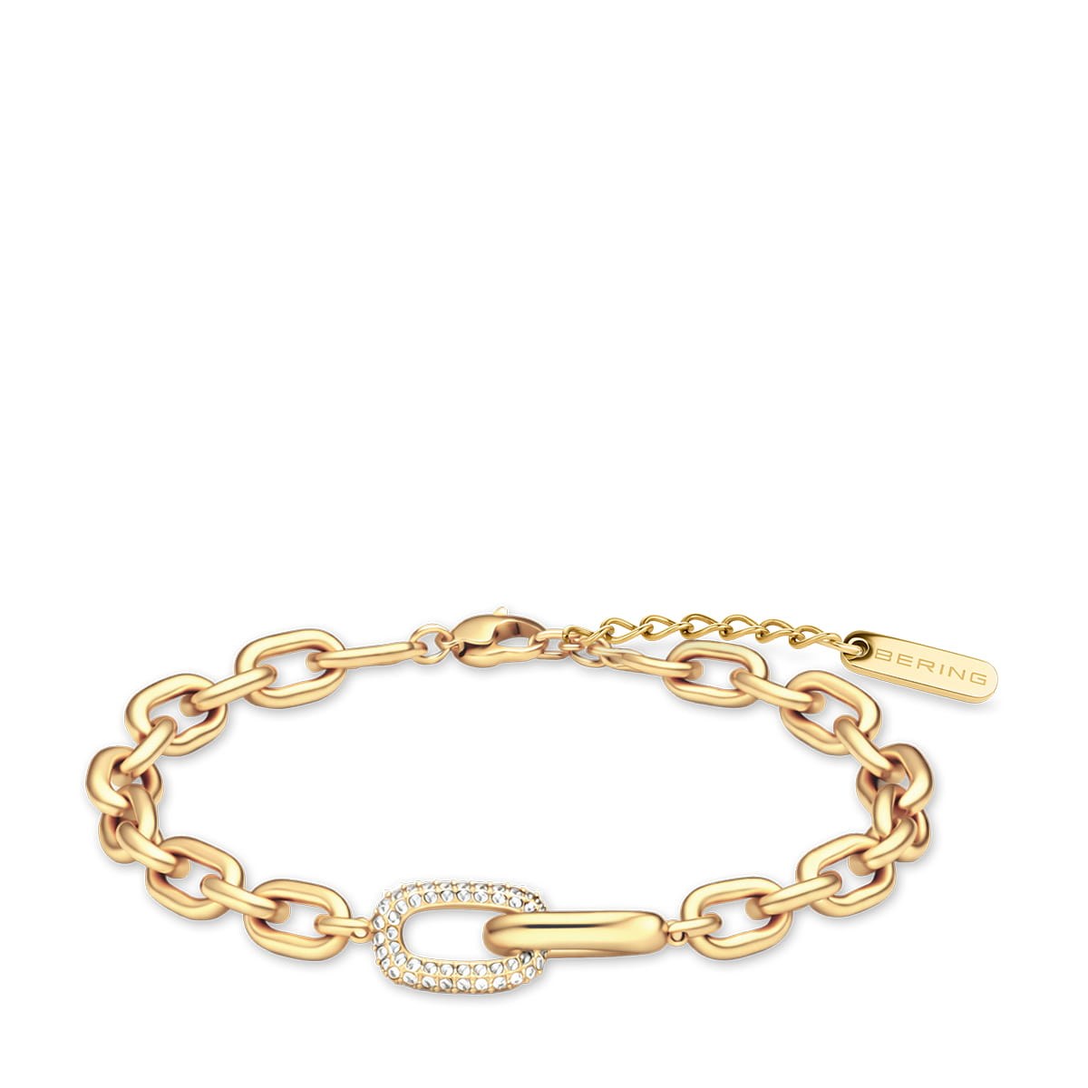 Bering 669-27-180 Armband, Arctic Pavé, Damen Gold