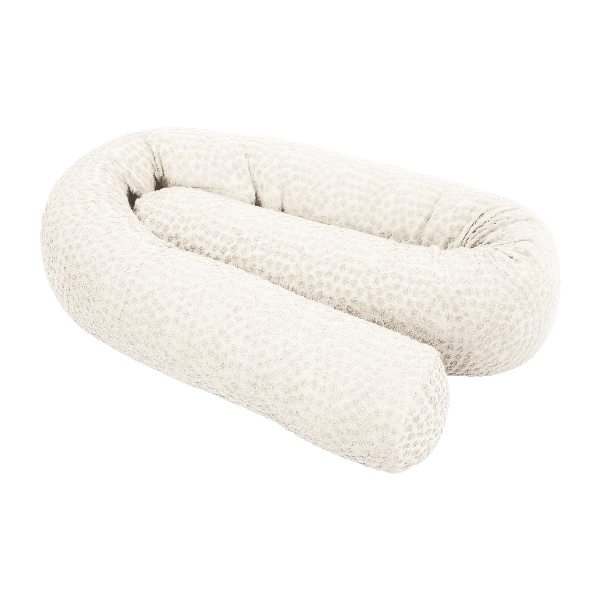 Roba 284100G281 Bettschlange 'Seashells' oyster neutral weiß – Babynester - neutral weiß - Babynester - Produktbild 1