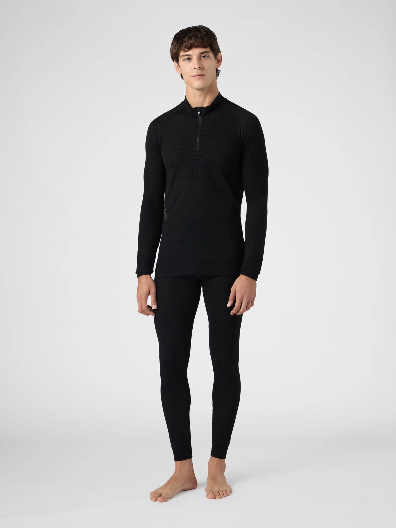 UYN Herren Fusyon Biotech UW Shirt Long_SL Zip Up U100517B000 - Schwarz GR. L/XL UYN Herren Fusyon Biotech UW Shirt Long_SL Zip Up U100517B000 - Schwarz GR. L/XL