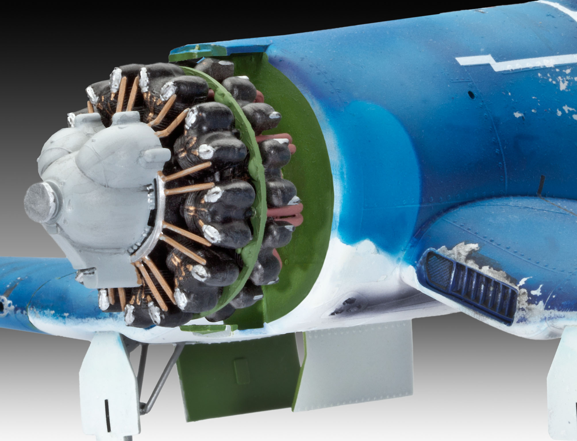 Revell 04781 Vought F4U-1D Corsair Modellbausatz Maschine, Motor