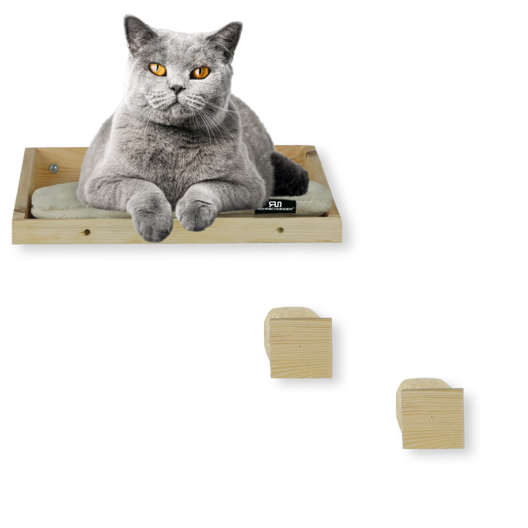 Rohrschneider RS 01139 Katzenkletterwand mit Kissen – Kletterwand