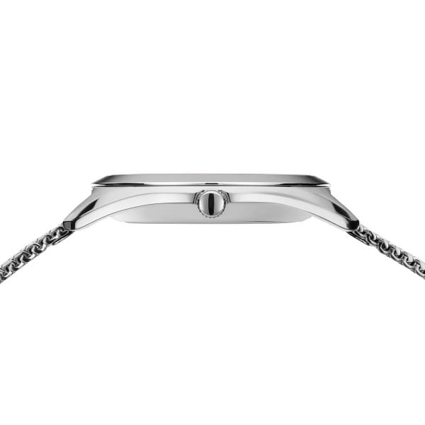 Bering 17331-000 Damenuhr, Milanaise/Solar, Silber