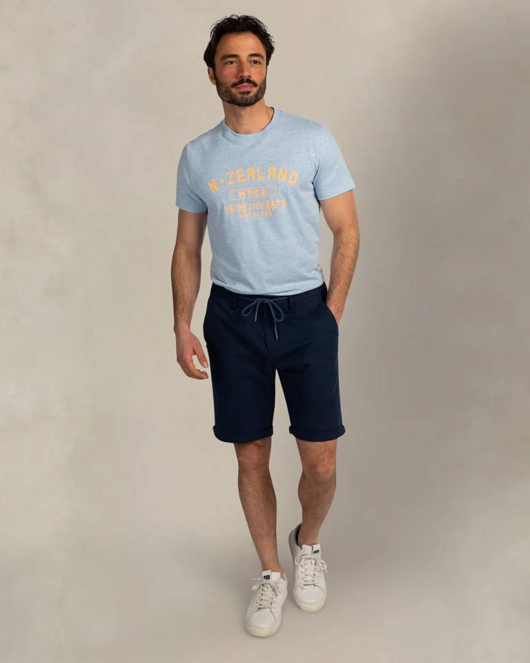 NZA 26CN720BM T-Shirt - Hellblau / Print - Bild 3 NZA 26CN720BM T-Shirt - Hellblau / Print - Bild 3