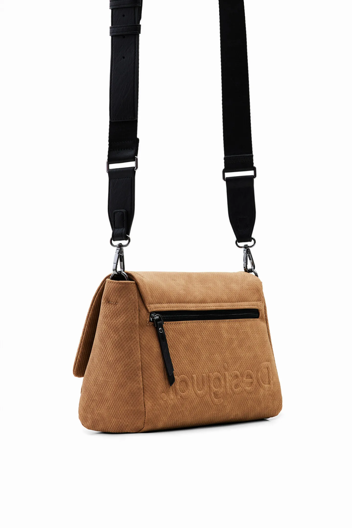Desigual Damen Handtasche 22WAXP99 - Braun Kunstleder Desigual Damen Handtasche 22WAXP99 - Braun Kunstleder