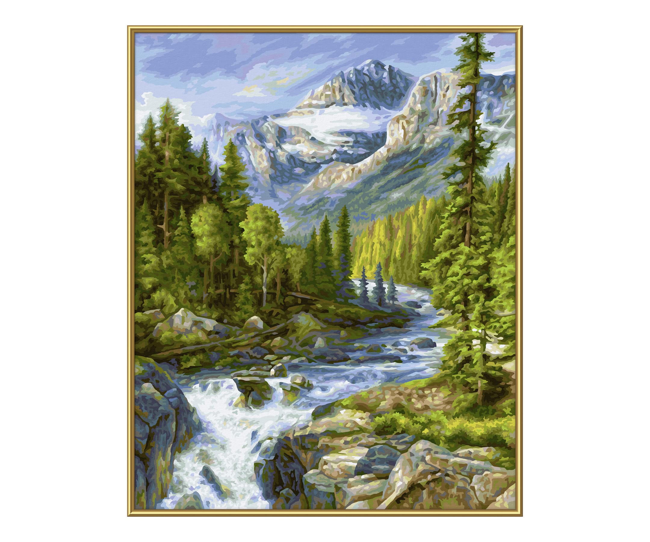 Baum, Gemälde, Natur, Draußen, Streamen