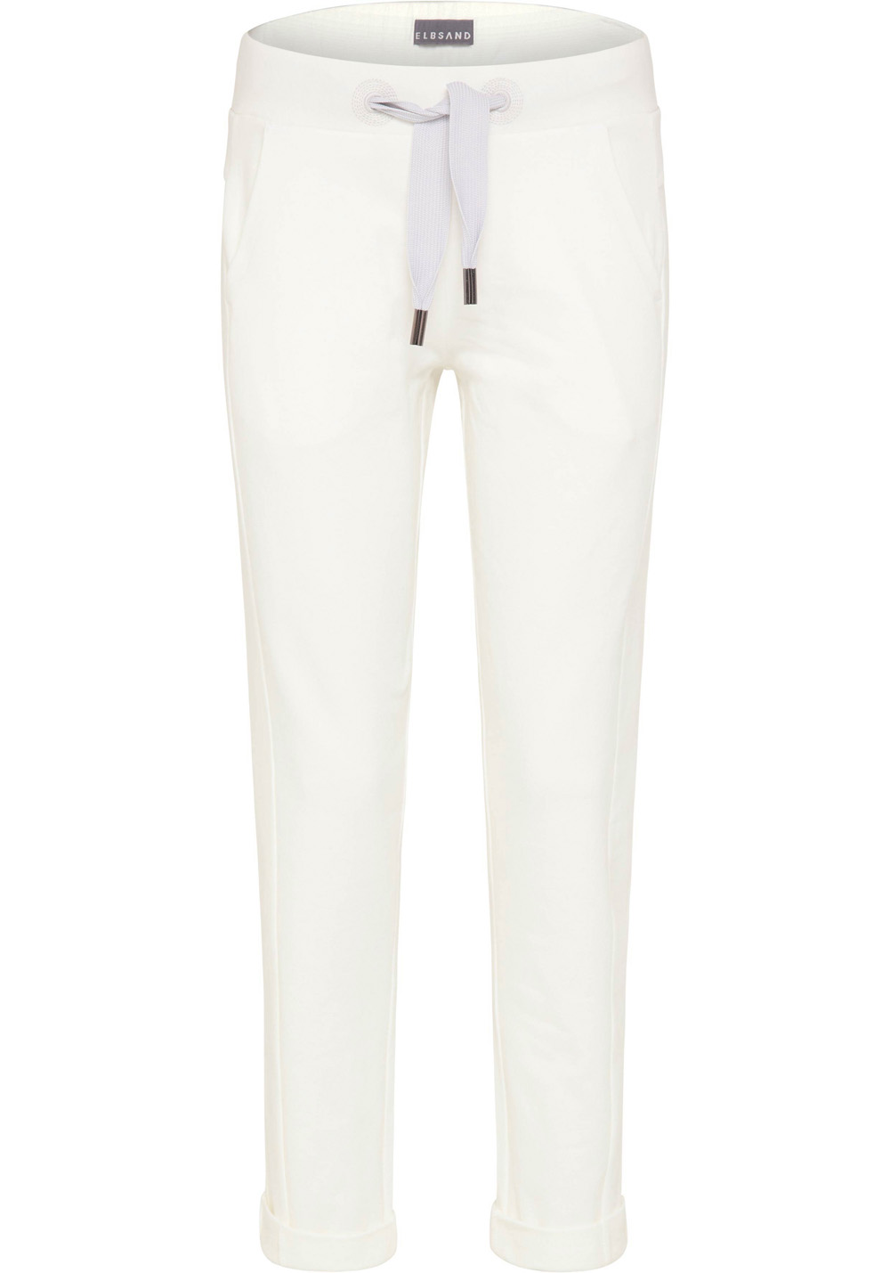 Elbsand Brinja Sweathose in cloud white, weisse Damen Sweathose. Bild 6.