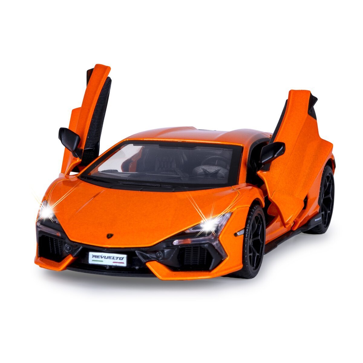 JAMARA Lamborghini Revuelto Diecast 1:32 orange inkl. Knopfzellen ab 3 Jahren